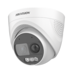 Turret TURBOHD 2 Megapixeles (1080p) / Imagen a color 24/7 / Lente 2.8 mm / Luz Blanca 20 mts / Exterior IP67 / WDR 130dB / Sensor PIR / Sirena Integrada / Estrobo ROJO - AZUL / Micrófono Integrado