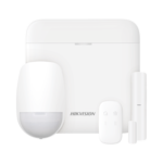 (AX PRO) KIT de Alarma AX PRO con GSM (3G/4G) / Incluye: 1 Hub con bateria de respaldo / 1 Sensor PIR / 1 Contacto Magnético / 1 Control Remoto / Wi-Fi / Compatible con Hik-Connect P2P