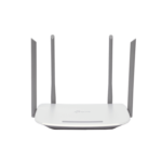 Router Inalámbrico ISP doble banda AC, 2.4 GHz y 5 GHz Hasta 1167 Mbps, 4 antenas externas omnidireccional, 3 Puertos LAN 10/100/1000 Mbps, 1 Puerto WAN 10/100/1000 Mbps
