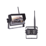 Sistema Profesional Inalámbrico de Cámara de Reversa Infrarroja y Monitor Touch de 7" para Vehículos de Trabajo y Montacargas