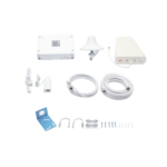 Kit Amplificador de Señal Celular 5G, 4G, 3G, VoLTE y Voz convencional. Funciona con Todos los Operadores. Soporta Múltiples Dispositivos y Tecnologías. Hasta 1200 metros cuadrados de Cobertura