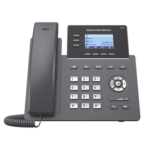 Teléfono IP Grado Operador, 3 líneas SIP con 6 cuentas, puertos Gigabit PoE, codec Opus, IPV4/IPV6 con gestión en la nube GDMS